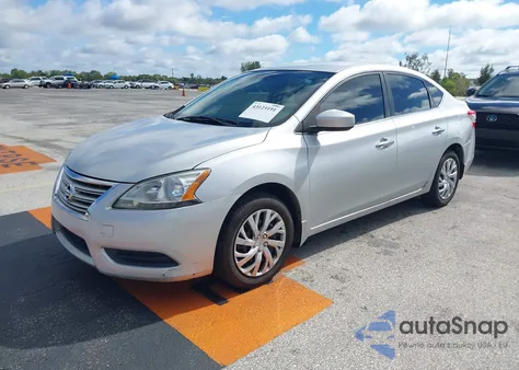 2013 Nissan Sentra S из США, поврежденный, VIN 3N1AB7AP9DL767201